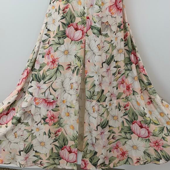 Maaji Spring Garden Eva Long Maxi Dress Floral Botanical Tropical M NWT - Picture 7 of 13